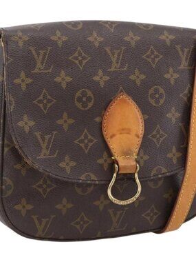 LOUIS VUITTON Monogram Saint Cloud GM Shoulder Bag M51242 LV Auth 173447